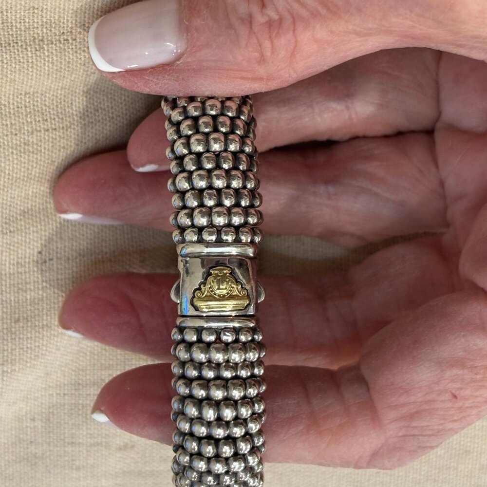 Lagos Signature Caviar Bracelet 15Mm - Picture 3 of 16